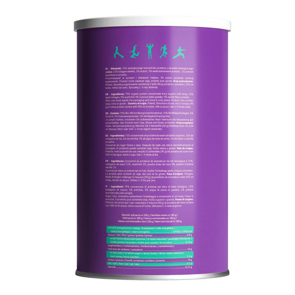 WHEY PROTEIN WITH COLLAGEN - Izolat w proszku